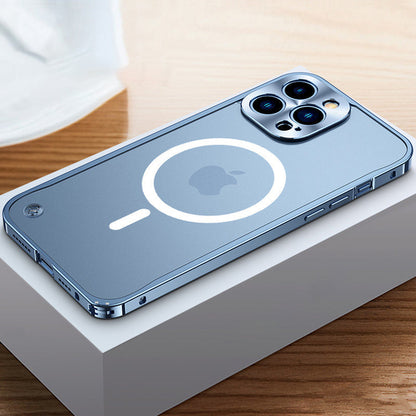 Magnetic case for iPhone with metal frame | Karnz