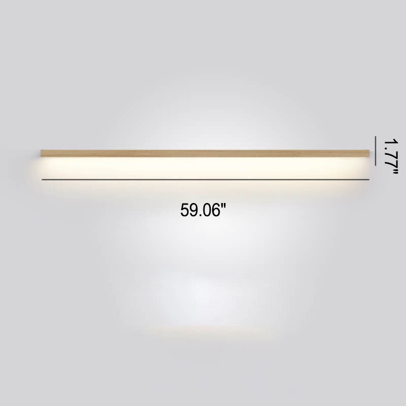 ZenBeam Japanese LED Wall Light | Solid Wood Design | Modern Accent Light