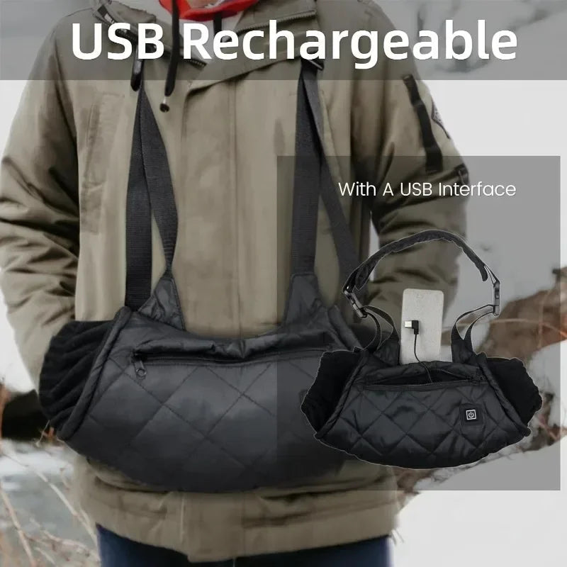 Skanto | Portable Heated Hand Warmer Muff with Adjustable Temperature