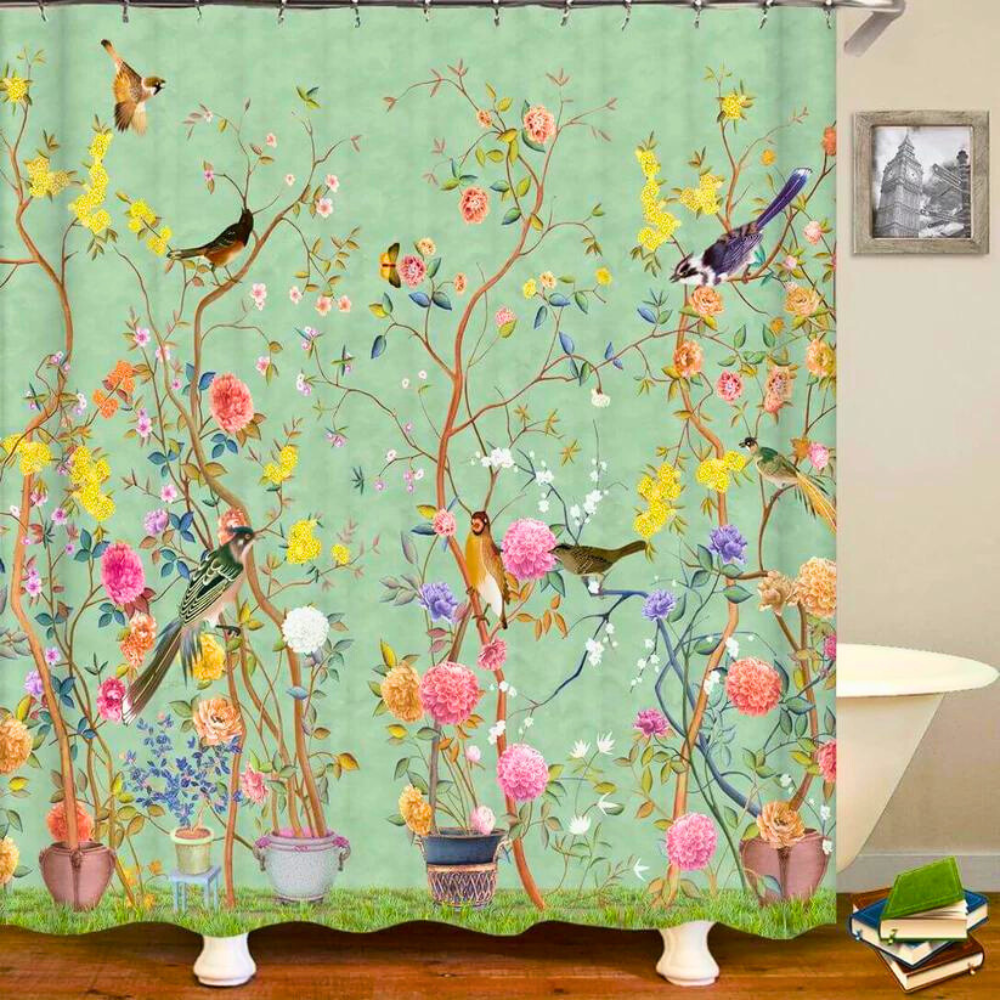 Skanto | Rustic Shower Curtain – Waterproof Shower Curtain with Country Style