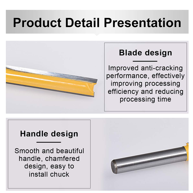 Skanto | 8MM Straight Double Flute Router Bit