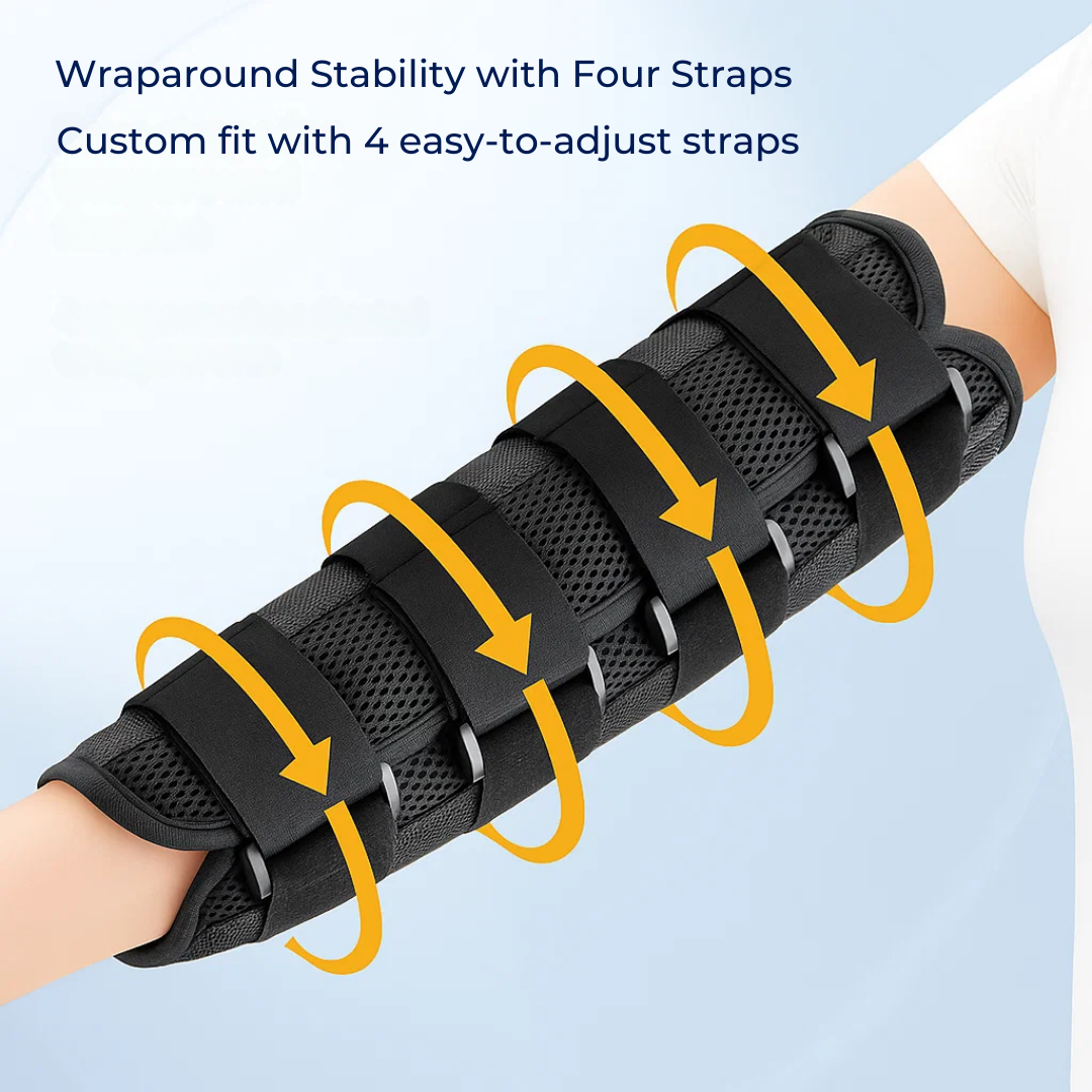 Prevents Ulnar Nerve Pain – Breathable Soft Immobilizer – Sleep Comfort – Faster Recovery Support Skanto