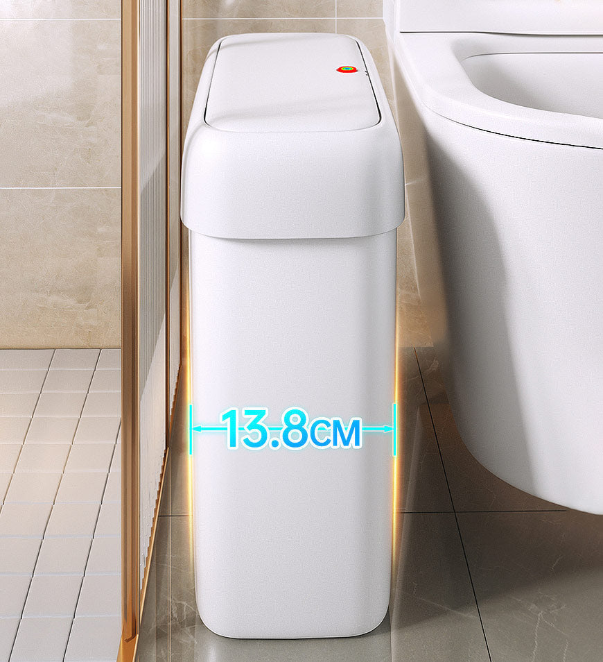 Sandsberg® Narrow Bathroom Trash Can with Lid Z39
