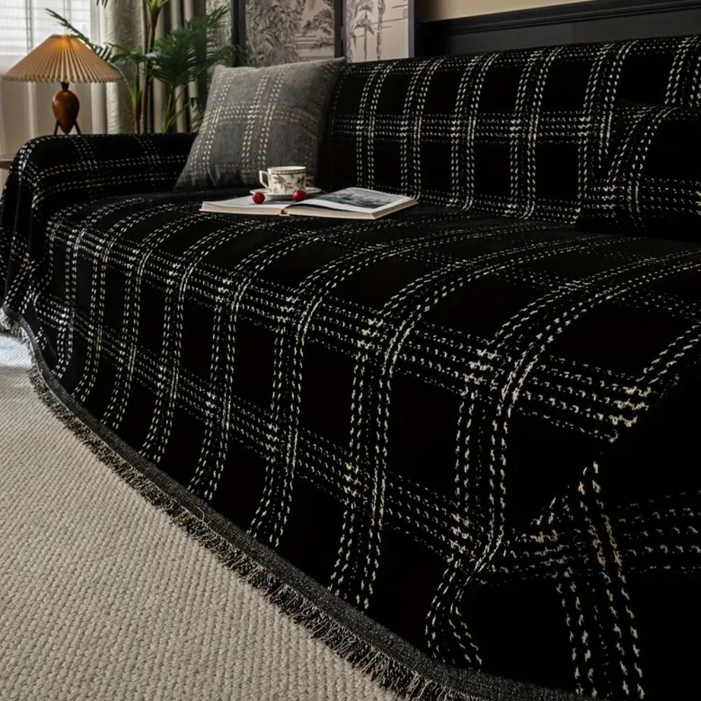 Skanto | Chesterfield Plaid Sofa Cover