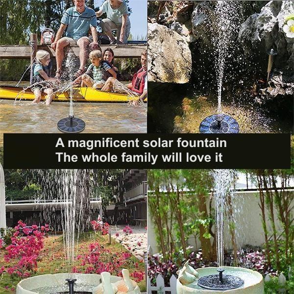 BowLift | Solar Bionic Fountain for Gardens Birth Bath for Floor / Ground
