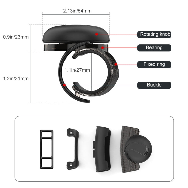 Universal 360° Steering Wheel Aid Knob
