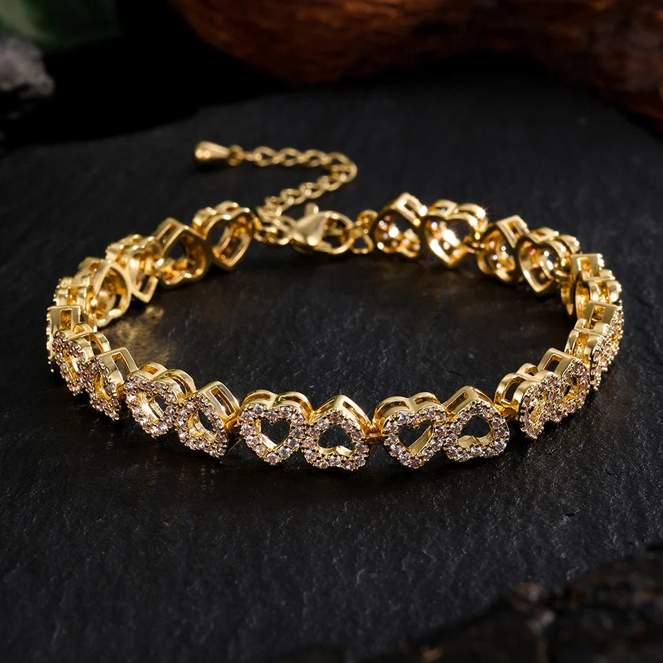 BowLift | Love Hearts Diamond Bracelet