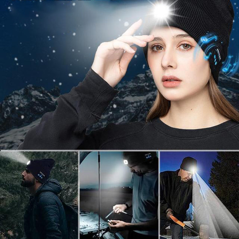 Skanto | LED Bluetooth Beanie with Detachable Speakers