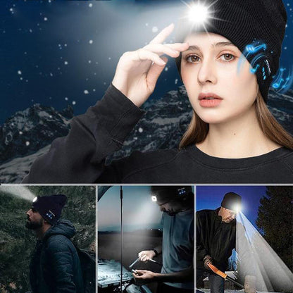 Skanto | LED Bluetooth Beanie with Detachable Speakers
