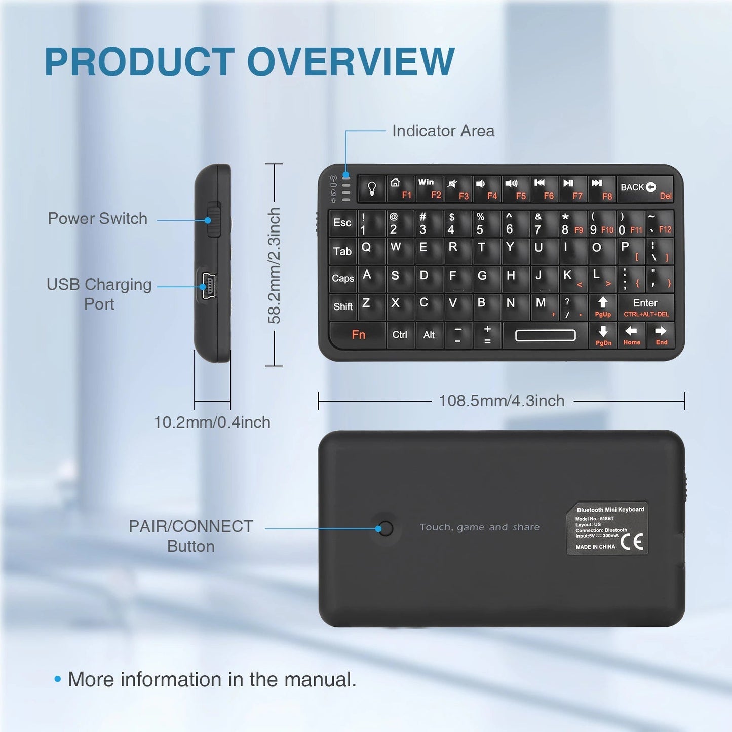 BowLift | 2in1 Wireless Freedom Air Keyboard