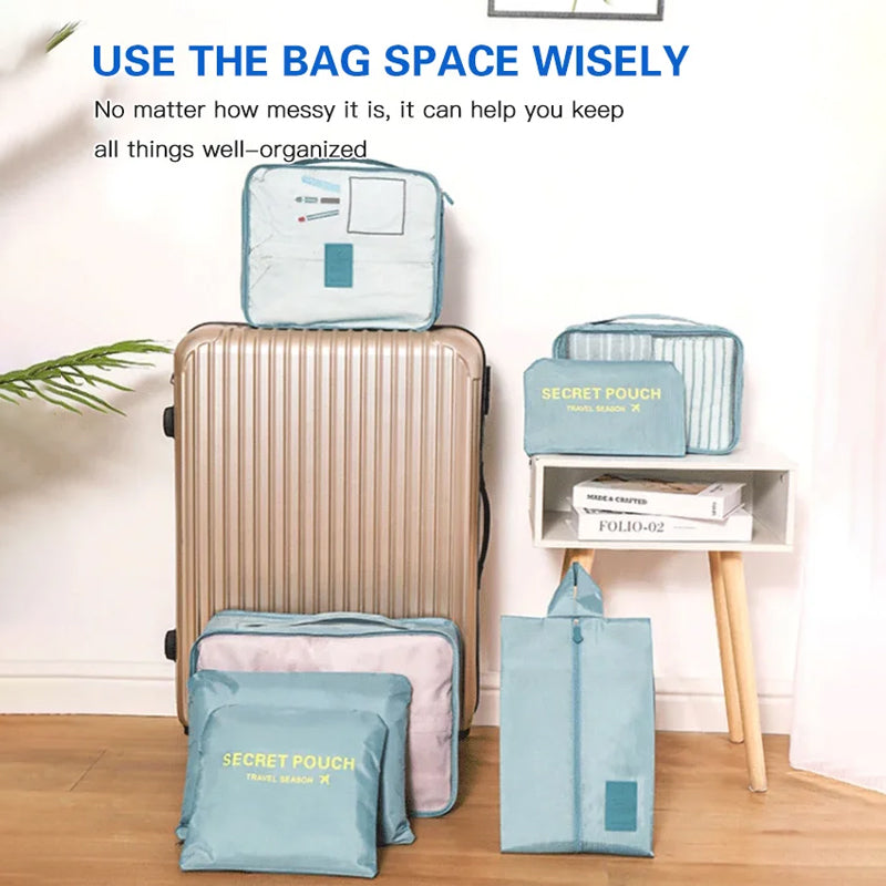 Skanto | Set of 7 Travel Storage Bags