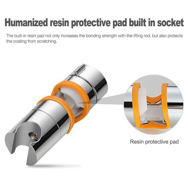 Adjustable shower head holder for slide rail | Brehn