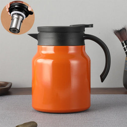 Skanto | Thermal Wave Elegant Stainless Steel Teapot