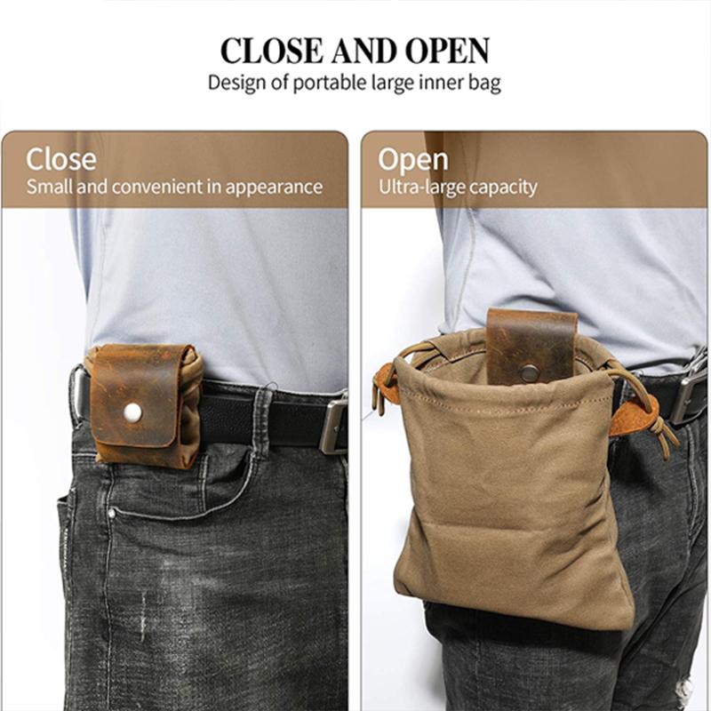 BowLift | Leather and Sailcloth Bushcraft Bag