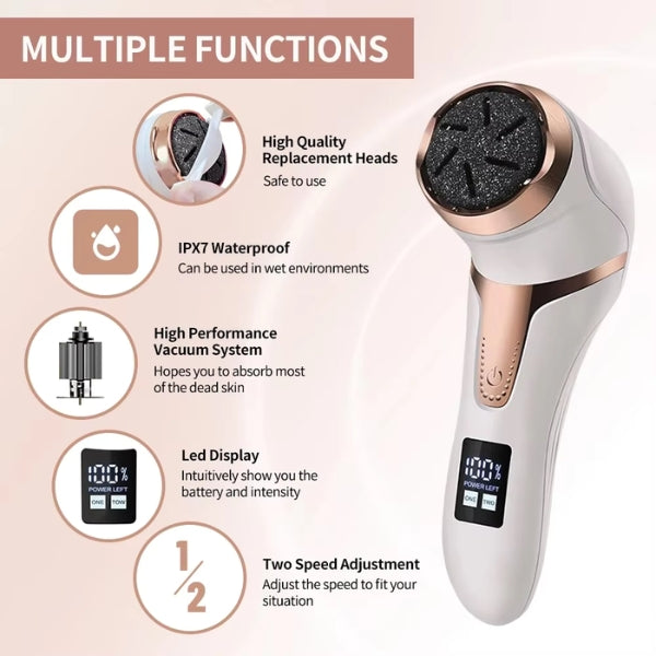 Skanto | Electric Callus Remover Tool | Professional Foot Grinder for Hard Skin and Corn Removal