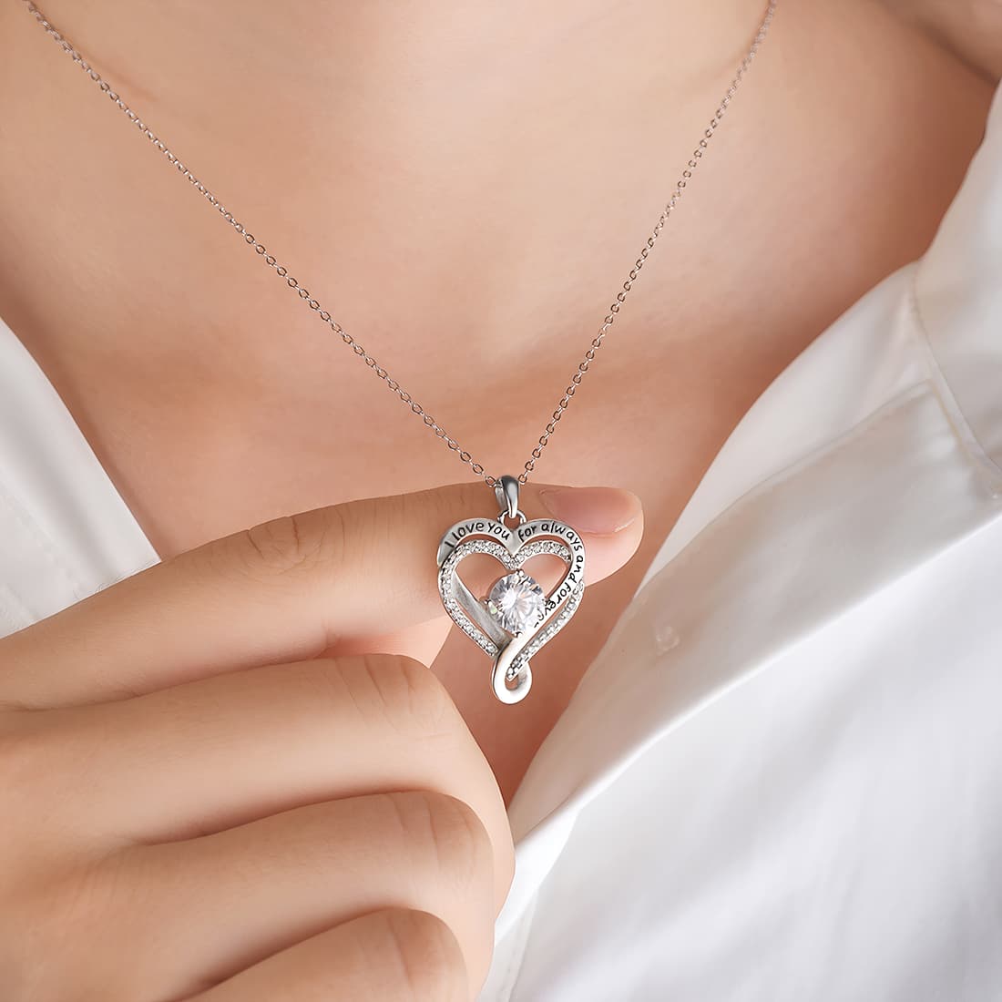 BowLift | ForeverLove | For My Wife I Will Always Love You Necklace Gift