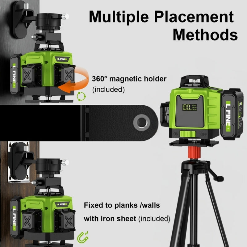 Skanto | 16-Line Professional 4D Laser Level – Precise Measurements and Accurate Alignment