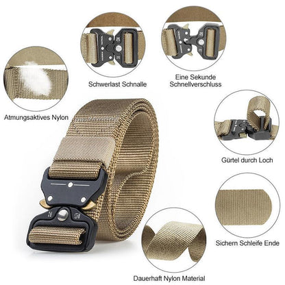 Skanto | Military Belt with Metal Buckle