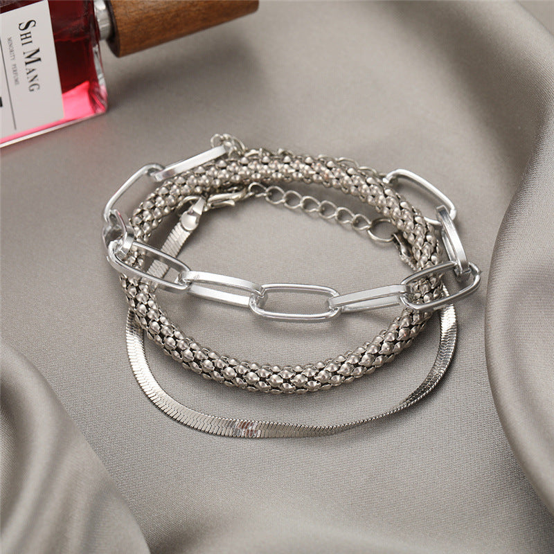 BowLift | 3pc Chunky & Elegant Bracelet Stack