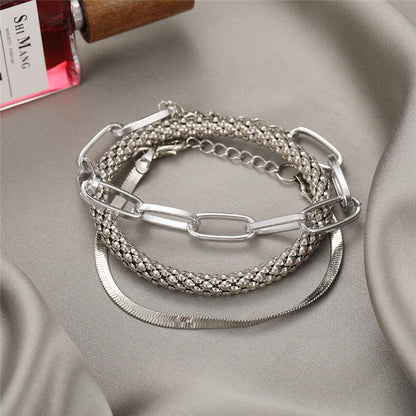 BowLift | 3pc Chunky & Elegant Bracelet Stack