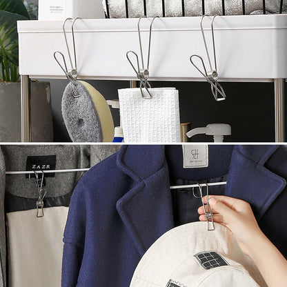 BowLift | Stainless Steel Clothes Pins Hook Clip
