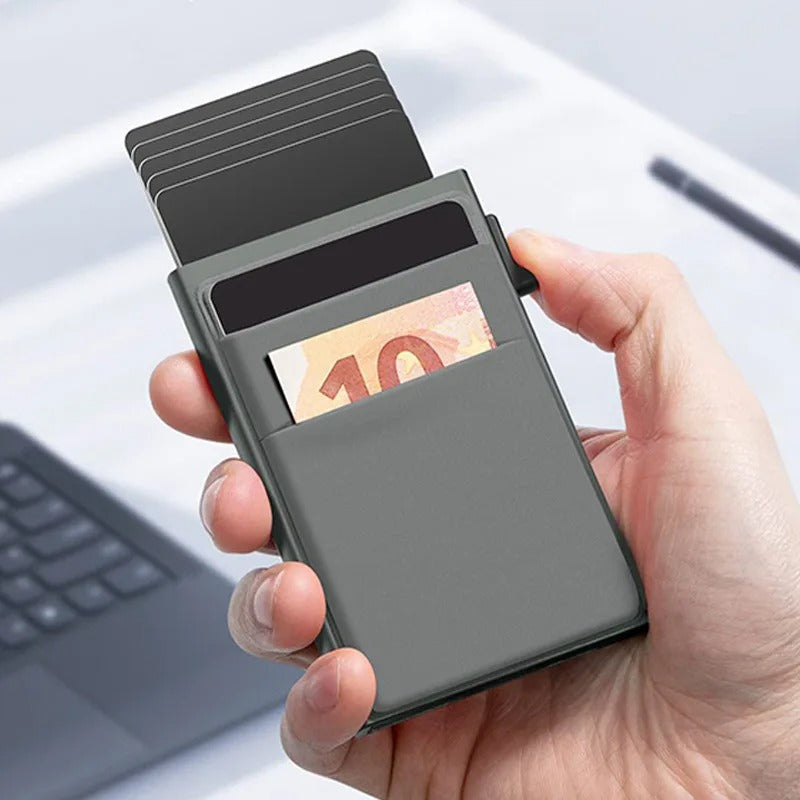 Minimalist RFID-blocking card holder wallet -  Design with upto 8 cards capacity Bowlift