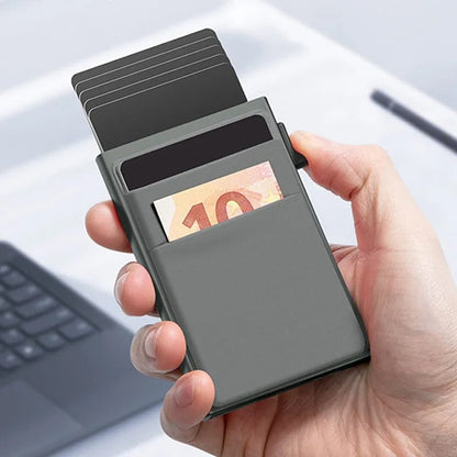 Minimalist RFID-blocking card holder wallet -  Design with upto 8 cards capacity Bowlift
