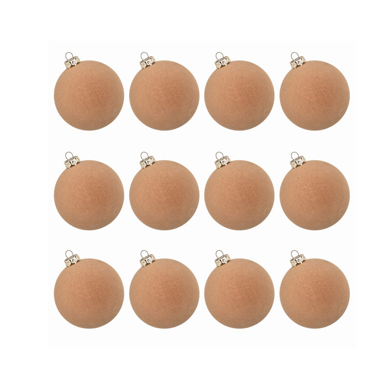 Brehn | Velvet Christmas ornaments. 12 pieces