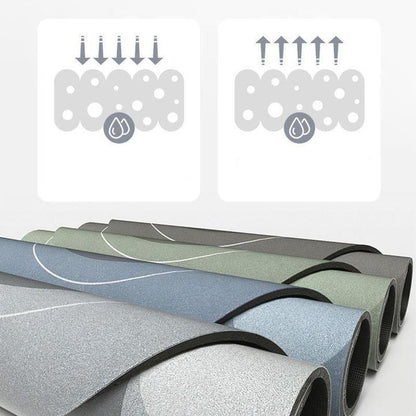 Skanto | Absorbent Microfiber Bath Mat | Quick-Drying Soft Floor Mat for Shower & Bath Use