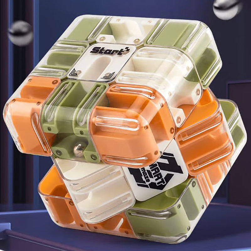 Skanto | Large Maze 3D Puzzle Cube - Engaging Educational Toy