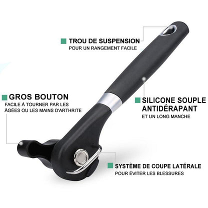 Safe-Cut Stainless Steel Can Opener | Brehn