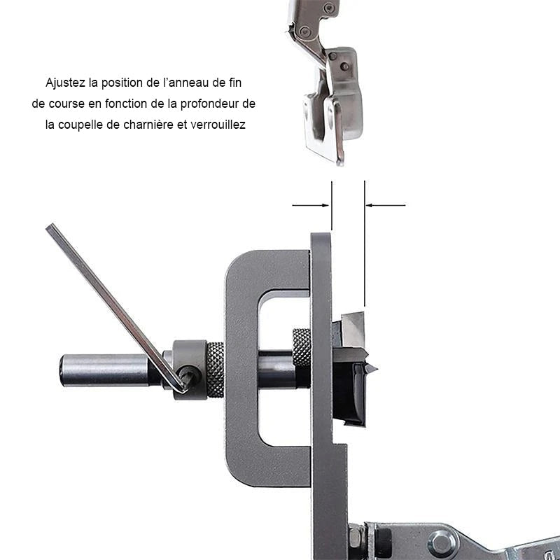 Concealed Hinge Jig 35 mm for Woodworking | Skanto