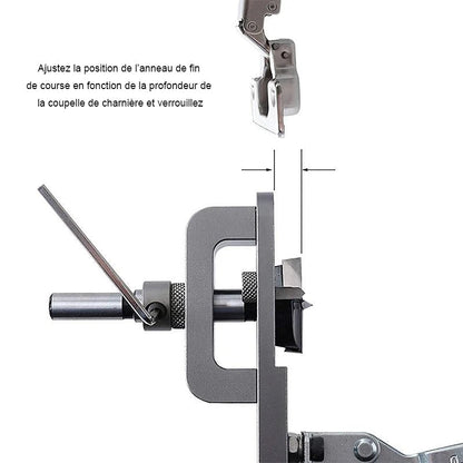 Concealed Hinge Jig 35 mm for Woodworking | Skanto