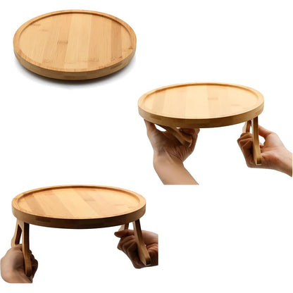 Skanto | Wooden Sofa Armrest Side Table