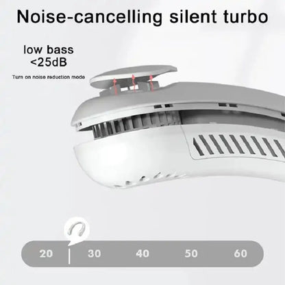 BowLift | Portable Neck Fan with 360 Cooling Airflow