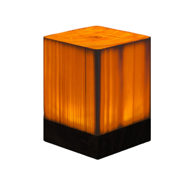 Wireless LED TaBowlifte Lamp with Touch Control | RechargeaBowlifte Battery | Wood Grain Design | AdjustaBowlifte Brightness | Bowlift