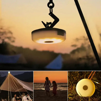 Skanto-in-1 Camp Light | Portable Camping Lantern, String Lights with 8 Light Modes, Rechargeable Power Bank for Outdoor Adventures