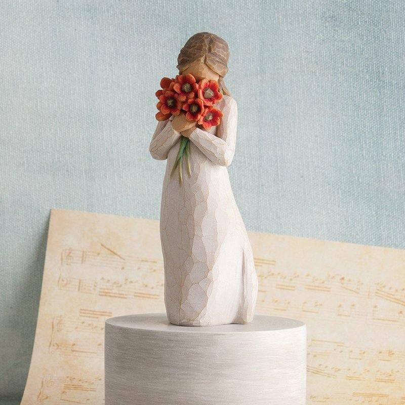 Ornament - Girl with a bouquet | Bowlift