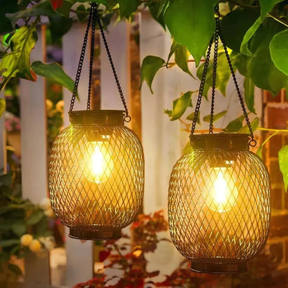 Skanto | Sunny Garden Solar Lantern – Waterproof LED Outdoor Light with Auto Sensor