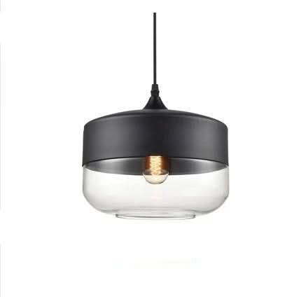 Skanto | Hand-Blown Glass & Wood Pendant Lamp Adjustable