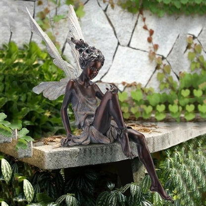 Kalsten | Sitting Fairy Garden Statue