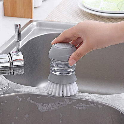 Press-type Dish Brush | Skanto
