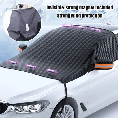 BowLift | Magnetic Car Windshield Snow and Sun Protection Cover – Durable and Compact