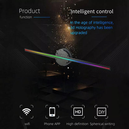 BowLift | 3D Hologram LED Fan Projector
