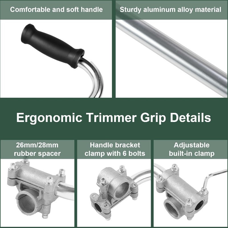 Ergonomic Back-Saving Trimmer Grip Bowlift