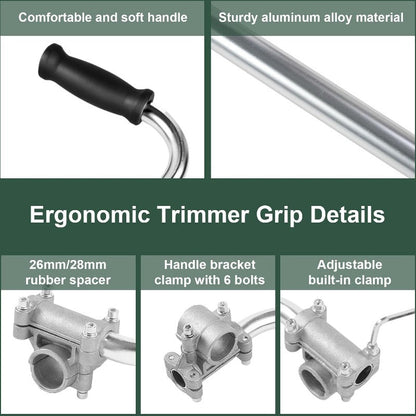 Ergonomic Back-Saving Trimmer Grip Bowlift