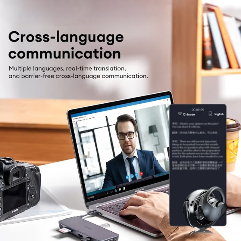 BowLift | HY-T26 Pro Wireless Bluetooth Translation Earbuds