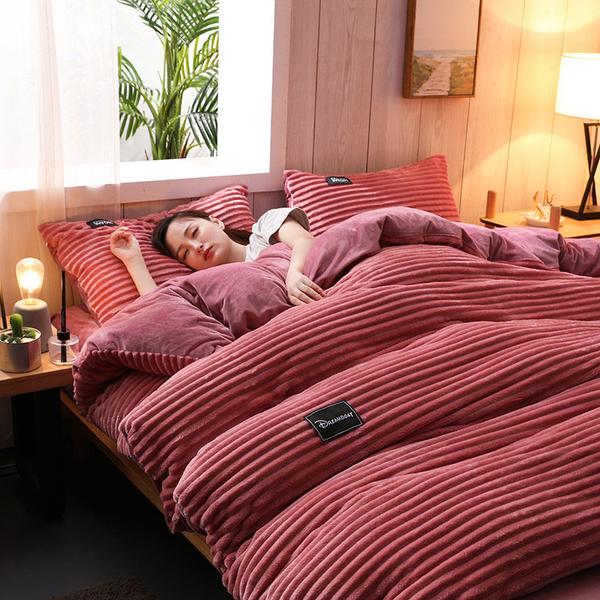 Skanto | Thick Corduroy Velvet Bedding Set