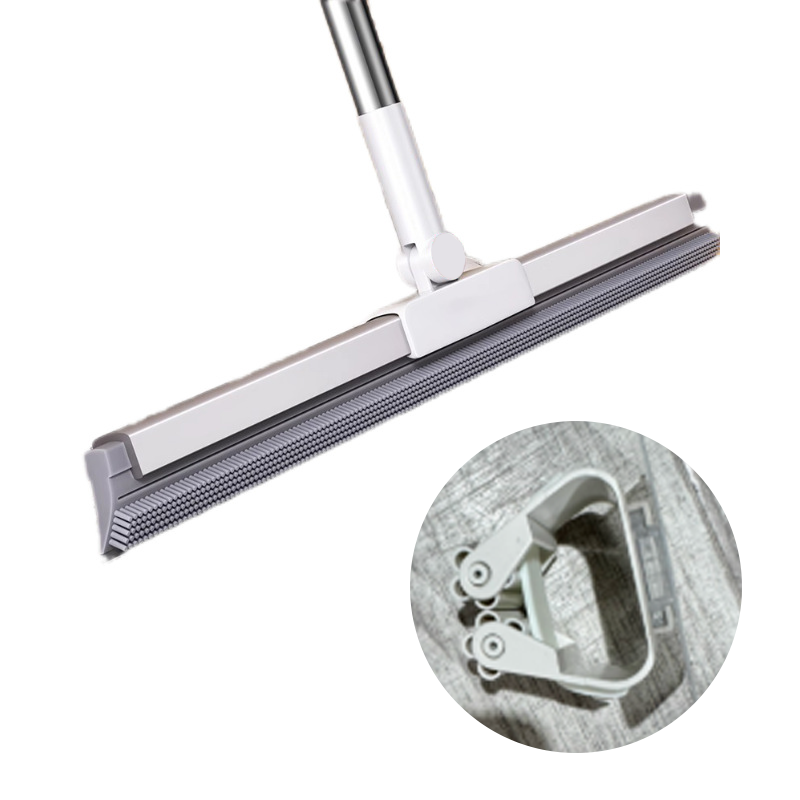Floor wiper with rubber lip & TPE bristles | Brehn