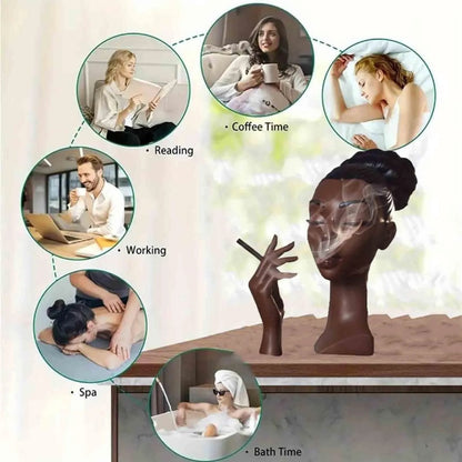 Kalsten | Head Incense Burner Black Woman